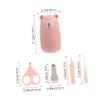 1Set Portable Nail Clipper Kit Ergonomic Nail Grooming Tools with Sharp Scissors for Safe Pedicure for Boy Girl view 2