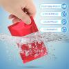 PATIKIL Resealable Packaging Bags for Small Business, 100 Pcs 3x5 Inch Matte Smell Proof Bags Aluminum Sealable Foil Flat Zipper Lock Pouch for Food Storage, Black view 4