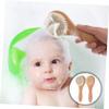 2Pcs Scalp Scrubber Gentle Brush for Deep Cleaning Newborns for Cradle Cap and Sensitive Skin Soft and Portable Hair Care Tool view 4