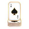 Grencian 60Pcs Casino Cards Party Paper Plates 10" x 6.5" Las Vegas Poker Paper Plates Ace of Spades Disposable Tableware for Casino Game Nights Party Decorations view 1