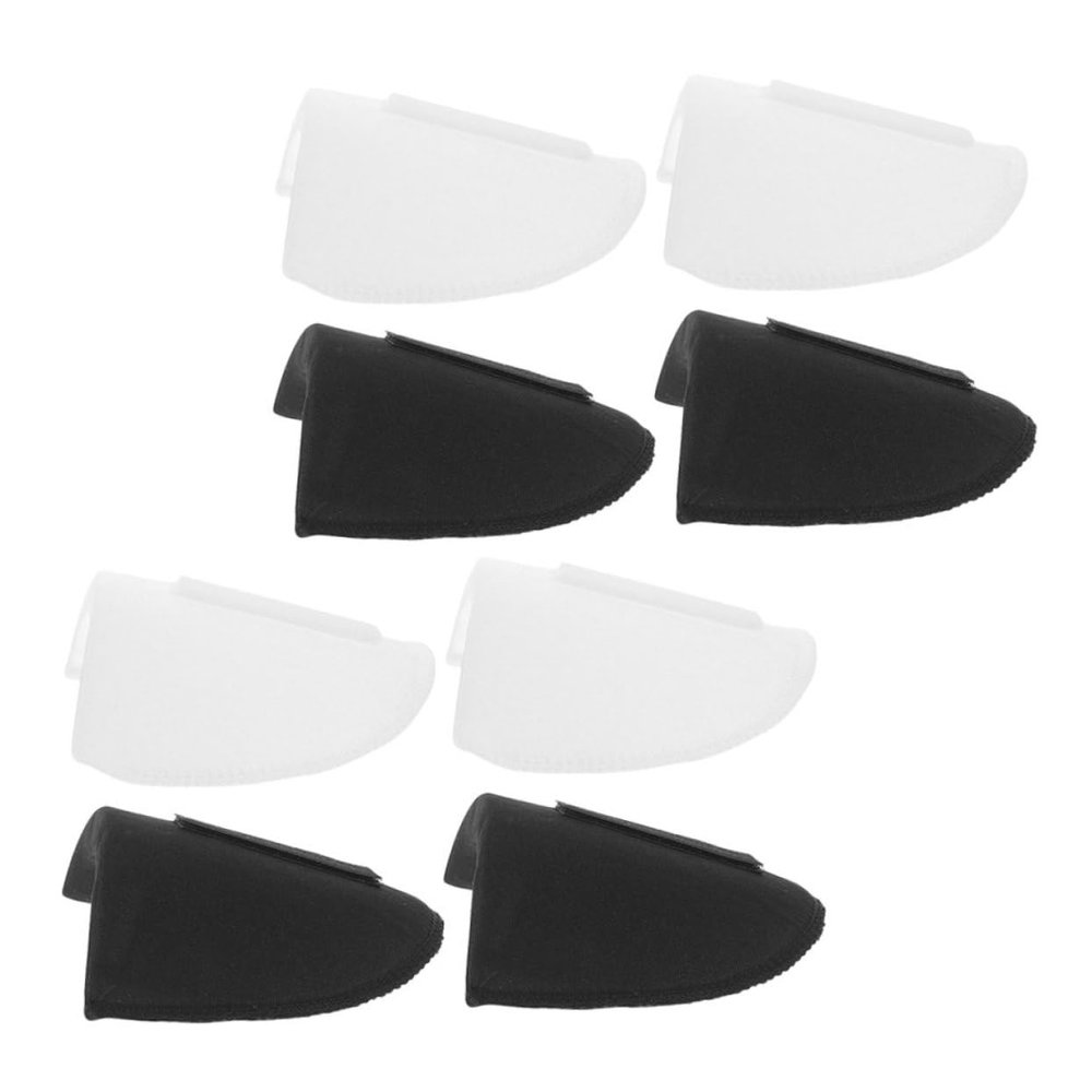 8Pcs Removable Slip Shoulder Pads for Women Breathable Foam Enhancers Thickening Inserts for Dresses Blouses Stable Support for Stylish Outfits