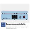 Cellophane Wrapping Machine Manual Cellophane Overwrapping Machine Desktop Heating Sealing Machine Perfume Cosmetics Poker Box,Blue (Blue) view 2