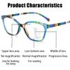 JOON-joon Progressive Multifocus Reading Glasses for Women 4 Pairs Blue Light Blocking Progressive Multifocus Readers +2.0 view 4
