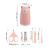 1Set Nail Scissors Clipper Portable Grooming Tools with Skid Design Nail Care Comfortable for Newborns Protective Case view 2