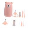 1Set Nail Scissors Clipper Portable Grooming Tools with Skid Design Nail Care Comfortable for Newborns Protective Case view 4