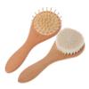 2Pcs Scalp Scrubber Natural Hair Brush for Gentle Scalp Massage Soft Comfortable Shampoo Brush for Cradle Cap Treatment Compact Portable Design view 1