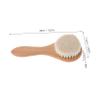 2Pcs Scalp Scrubber Natural Hair Brush for Gentle Scalp Massage Soft Comfortable Shampoo Brush for Cradle Cap Treatment Compact Portable Design view 2