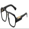 Dolce&Gabbana DG3389 aviator Glasses with Black frame view 1