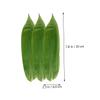 Cabilock Bamboo Leaves Sushi Plate Decoration 100pcs Japanese Food Mat for Sashimi Fresh Cooking and Sushi Presentation Authentic Decorative Leaf and Dishes view 2
