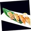 Cabilock Bamboo Leaves Sushi Plate Decoration 100pcs Japanese Food Mat for Sashimi Fresh Cooking and Sushi Presentation Authentic Decorative Leaf and Dishes view 4