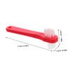 BCOATH Small Portable Denture Brush Set 4PCS Travel Size Cleaning Brushes for Adults Soft Bristles for Dentures and Oral view 2