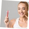 BCOATH Small Portable Denture Brush Set 4PCS Travel Size Cleaning Brushes for Adults Soft Bristles for Dentures and Oral view 4