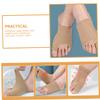 OUNONA 1Pair Five Toe Forefoot Pads Comfortable Slip Shoe Inserts for Foot Relief Breathable Design for Sweat Absorption for Daily Use and Sports Activities view 3