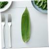 Amosfun Bamboo Leaves Sushi Plate Set 100pcs Decorative Sushi Leaves for Sashimi Presentation Food-Grade Bamboo for Japanese Cuisine for Catering and Home Dining view 4