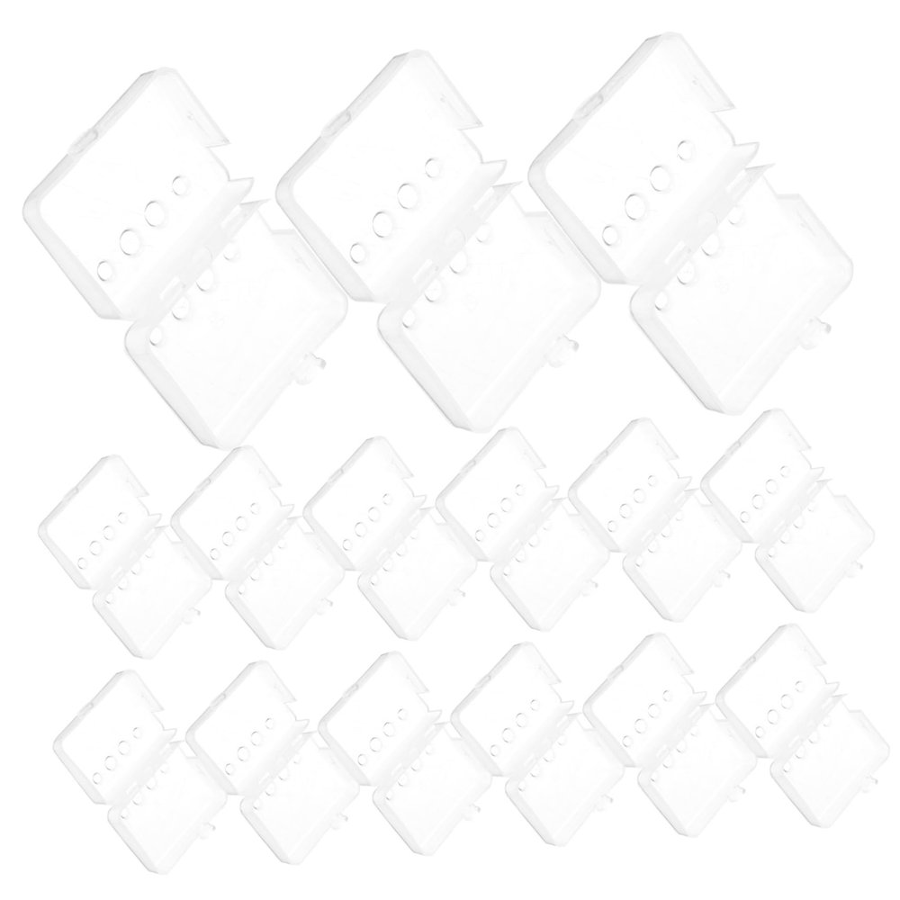 WRITWAA 20 Pack Toothbrush Head Caps for Travel, Straw Base, Universal