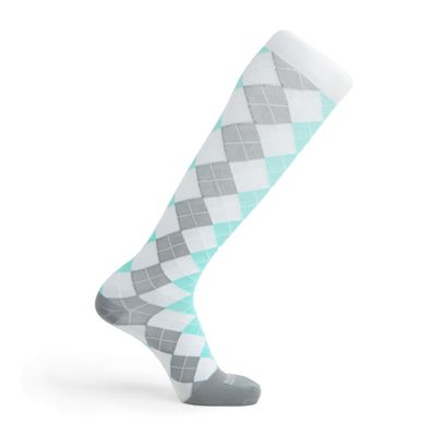Motif Medical, Maternity Compression Socks, Postpartum Compression Clothing, Women's Knee High Socks, Argyle - X-Large