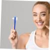 HOODANCOS Portable Denture Cleaning Brush Set 4PCS Small Soft Bristle Toothbrushes for Gentle Cleaning Travel Size Adult Toothbrush for Dentures and Oral Care view 4