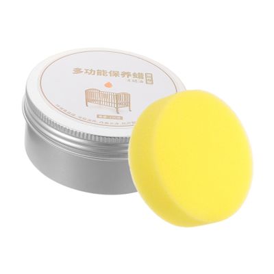 Gatuida Natural Wood Wax Polish Protective Formula for Effortless Application Maintenance Includes Sponges Liquid Resistant Nourishing Care for Wood Furniture