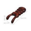 Outanaya Handheld Wood Gua Sha Tool Deep Tissue Facial Massager Nose Scraper Portable Acupoint Massage Comb for Travel and Relaxation view 2