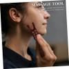 Outanaya Handheld Wood Gua Sha Tool Deep Tissue Facial Massager Nose Scraper Portable Acupoint Massage Comb for Travel and Relaxation view 4