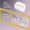 30dB Noise Cancelling Ear Plugs for Sleeping - Reusable Silicone Earplugs for Adults & Kids, Soft Ear Protection for Snoring, Concerts, Lawn Mowing, Travel & Work (6 Ear Tips with Case, Violet) view 4