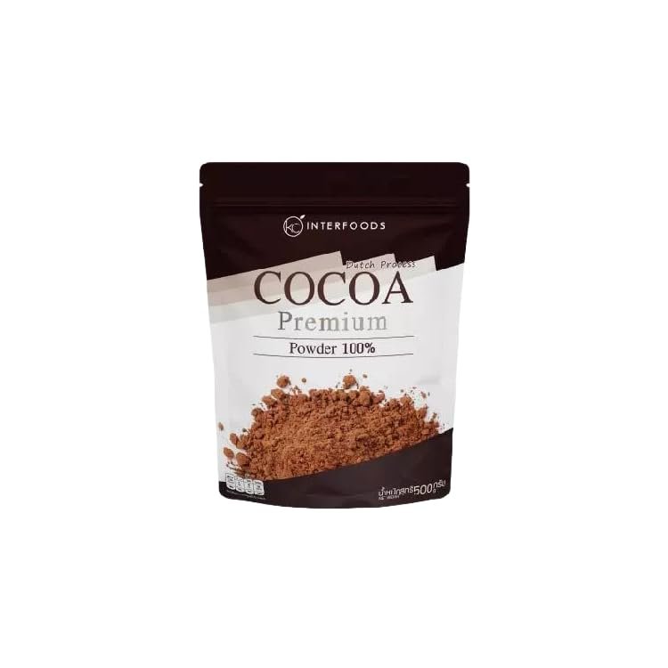 Pure 100% Cocoa Powder Unsweetened & Natural Bulk Bag Ideal for Baking, Hot Chocolate & Smoothies 50 (16oz) Servings 500g