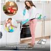 NOLITOY Ergonomic Stainless Steel Dustpan Long Handle Heavy Duty Cleaning Bucket for Kitchen Home view 4