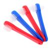 YOSADIER 4PCS Portable Denture Cleaning Brush Set Soft Bristle Double-Sided Toothbrush for Adults for Travel and Oral Care Compact Mouth Washers and Denture Supplies view 1