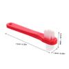 YOSADIER 4PCS Portable Denture Cleaning Brush Set Soft Bristle Double-Sided Toothbrush for Adults for Travel and Oral Care Compact Mouth Washers and Denture Supplies view 2