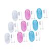 HAKIDZEL 9Pcs Silicone Finger Toothbrush with Storage Boxes for Oral Care Easy Clean Teething Brush for Newborns Years Compact Travel Friendly view 1