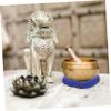Yardwe Buddhist Sound Bowl Cushion Tibetan Singing Bowl Pad for Meditation Lightweight Durable Sound Bowl Supplies Comfortable Smooth Material for view 4