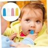 Anneome 12pcs Finger Brush for Boy Girl Finger Toothbrush Gentle Newborn Brush for Cleaning Gums and Teeth view 2