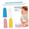 Anneome 12pcs Finger Brush for Boy Girl Finger Toothbrush Gentle Newborn Brush for Cleaning Gums and Teeth view 3