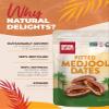 Natural Delights Medjool Dates Pitted - Non-GMO Verified Fruit, Good Source of Fiber & Potassium, Naturally Sweet, Snack for On-The-Go, Large & Plump Dates - 8 oz Pouch (Pack of 2) view 2