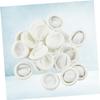 minkissy Nail Covers Fingertip Sleeves for Cooking White Hand Protector Medium DIY Manicure Tool view 4