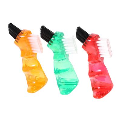 WRITWAA Mini Denture Brush Set 3PCS Portable Cleaning Toothbrush for Oral Care Multi-Functional Small Design for Travel and Home Use