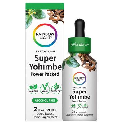 Rainbow Light Yohimbe Extract Supplement for Men and Women | 2 Fl Oz