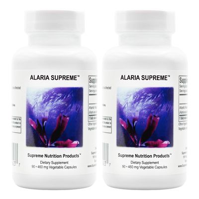 Supreme Nutrition Alaria Supreme, 90 Pure Atlantic Wakame Vegetarian Capsules (Pack of 2)
