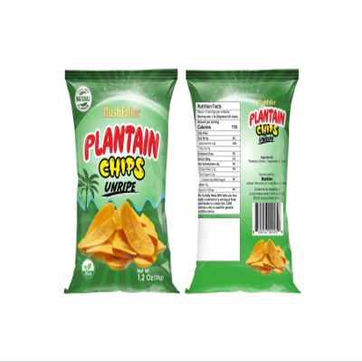 Bushfaller Plantain Chips, Unripe, light Salted - 1.2 Oz (35g)