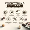 Snackathon Chocolate Covered Espresso Beans, 4 Chocolate Blend (Dark, Milk, White, Marbled), Bulk 1 Pound Bag, Gourmet Snack for Coffee Lovers view 3