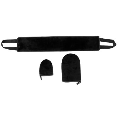 VINTORKY 3Pcs Tanning Lotion Applicator Mitt Kit Self Tanning Mitt for Back Includes No Finger Gloves Dual Sided Back Applicator Streak Finish