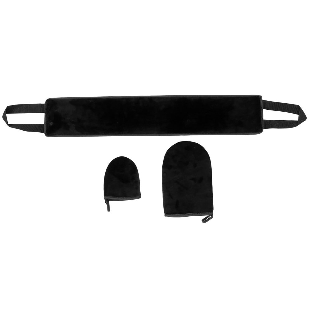 VINTORKY 3Pcs Tanning Lotion Applicator Mitt Kit Self Tanning Mitt for Back Includes No Finger Gloves Dual Sided Back Applicator Streak Finish