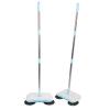 Phefop Manual Floor Sweeper 2 in 1 with Microfiber Water Locking Mop and Stainless Steel Construction for Hardwood Tile Marble Floors (Blue) view 2