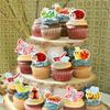 45 PCS Edible Insect Cupcake Toppers Summer Bugs Party Decorations Baby Shower Kids Birthday Party Cake Decorations Supplies view 3