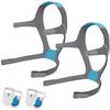 2 Pack N20 Headgear Compatible with AirFit/AirTouch N20 Nasal Mask, Soft Adjustable Replacement N20 Headgear Strap with 4pcs Magnetic Clips view 1