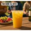 32 oz Clear Plastic Cups 100 Pack Disposable Drinking Cups for Party, BPA-Free Cold Cups, Recyclable & Durable Large Plastic Party Cups Tumblers for Iced Coffee, Milkshakes, Smoothies, Beer view 4