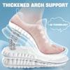 Insoles for Women Men,Insolex Youth,4D Memory Foam Arch Support Insoles,Height Increase (2*Orange,6-6.5) view 2