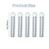 1040 pcs Orthodontic Ligature Ties Braces Rubber Bands O-Ring, Silver view 2