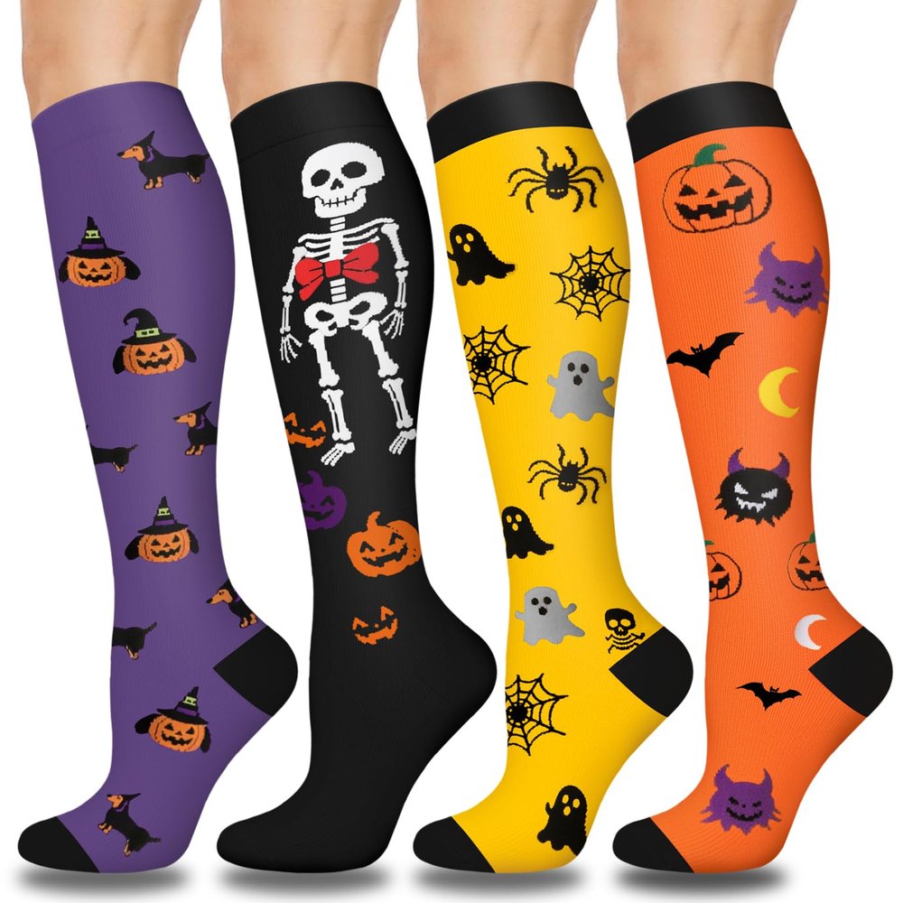 Aoliks Halloween Compression Socks for Women & Men