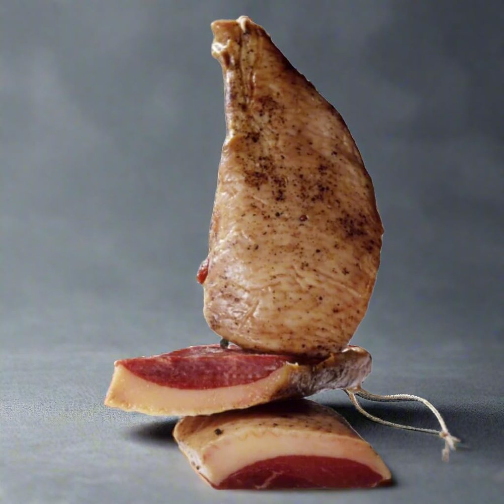 Hudson Valley Farms Duck Prosciutto | Traditional | 10 Oz Dry-Cured Unsliced Moulard Duck Breast | Rich Silky Texture | Gourmet Charcuterie